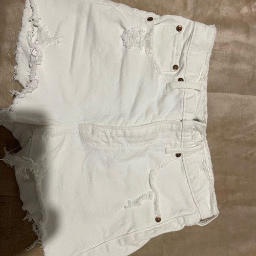 Abercrombie white shorts like new, size XS