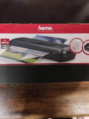 Hama laminator like new with 2 rollers