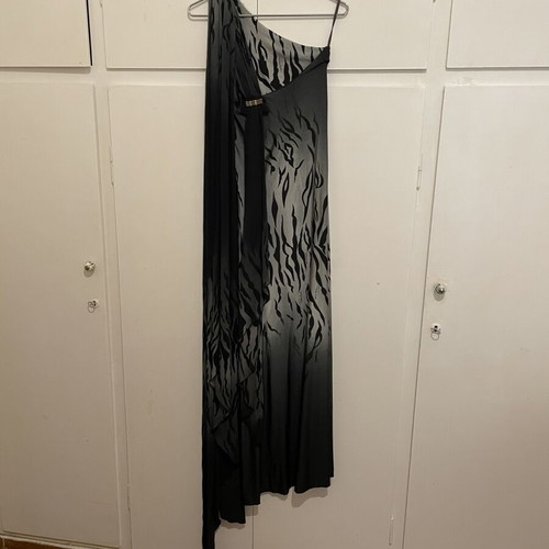 Roberto Cavalli maxi dress early 2000s, like new, size S, black and grey