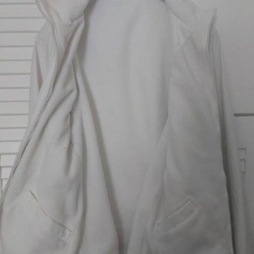 Women's jacket used, small, white, waterproof