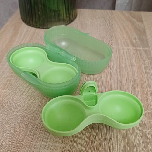 Tupperware egg holder for 2 eggs new