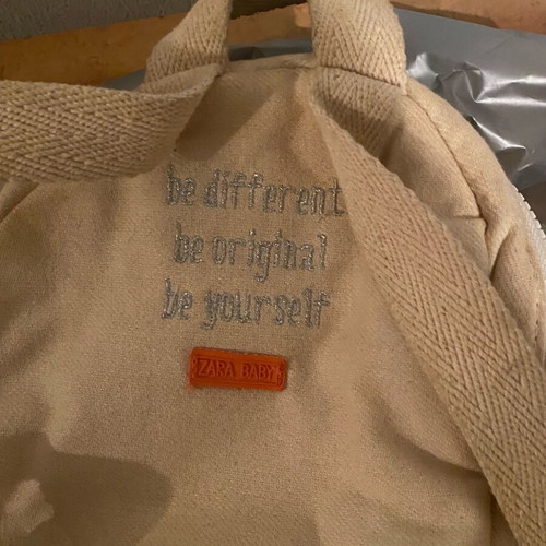 Zara kids bag used, unicorn design
