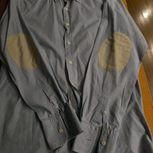 Men's fabric shirt Pull&Bear size L used, turquoise