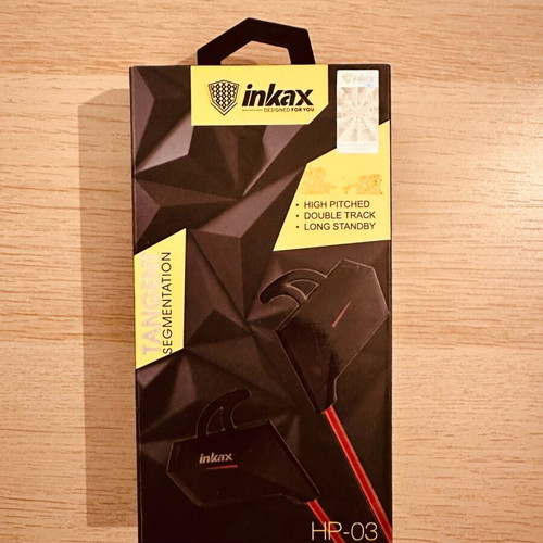 Inkax HP-03 Bluetooth Handsfree Black-Red like new