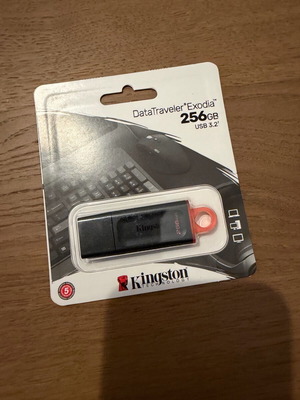 Kingston DataTraveler Exodia 256GB USB 3.2 stick μαύρο καινούργιο