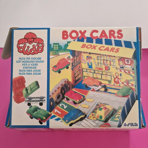 Playset with modeling clay new for creating cars with map