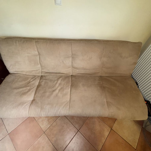 Sofa bed Entos 3-seater like new, ecru color