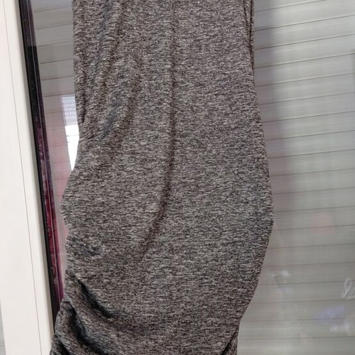 Shein women's grey stretchy bodycon dress