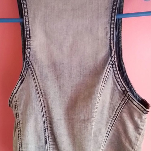 Stradivarius denim vest used, size Medium