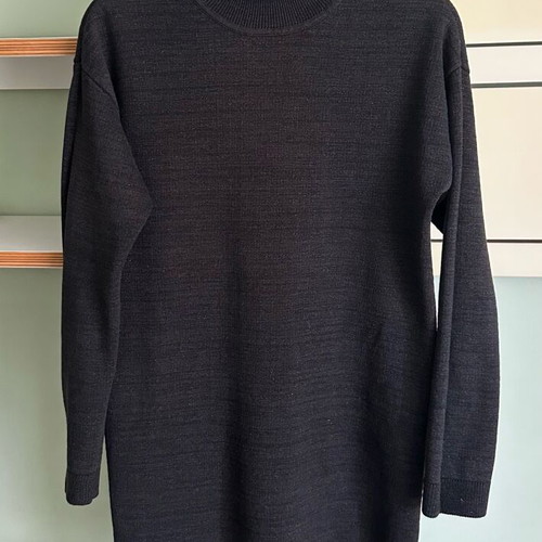 Πλεκτό φόρεμα με ζιβάγκο Scotch & Soda petite σαν καινούργιο, μαύρο
