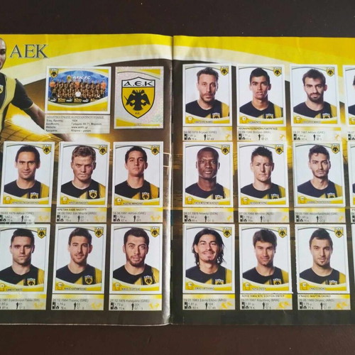 Panini Football Album Greek Championship 2011 used