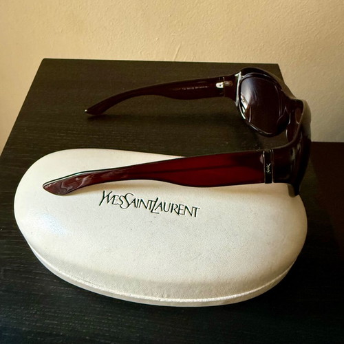 Yves Saint Laurent women's sunglasses, brown