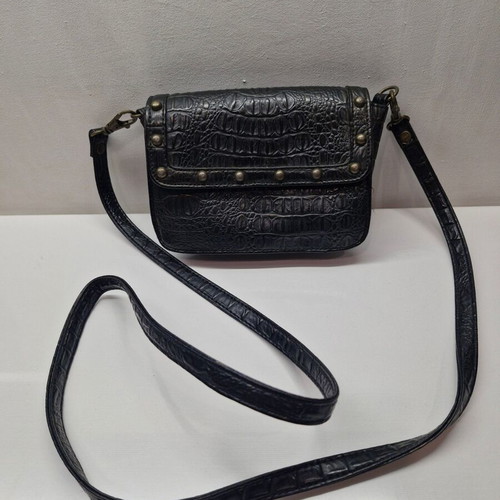 Mak & Gio black crossbody bag like new with bronze studs