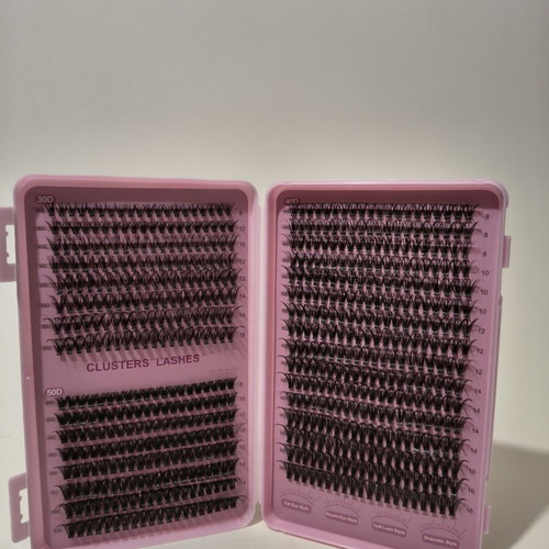 Eyelash cluster set 640 pcs