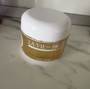 κρέμα σώματος body butter la vie en rose golden sparkly
