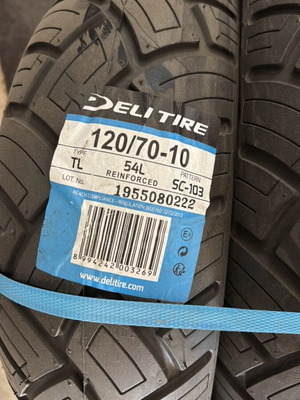 Deli Tire 120/70-10 new (2022)