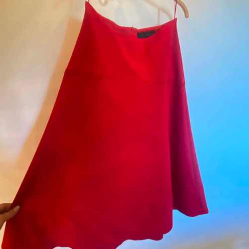 Zara set jacket and skirt midi red new M