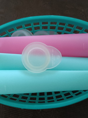 Silicone ice pop holders set of 4 new Ikea