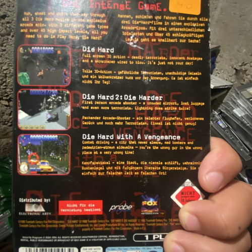 Die Hard Trilogy Sega Saturn game like new