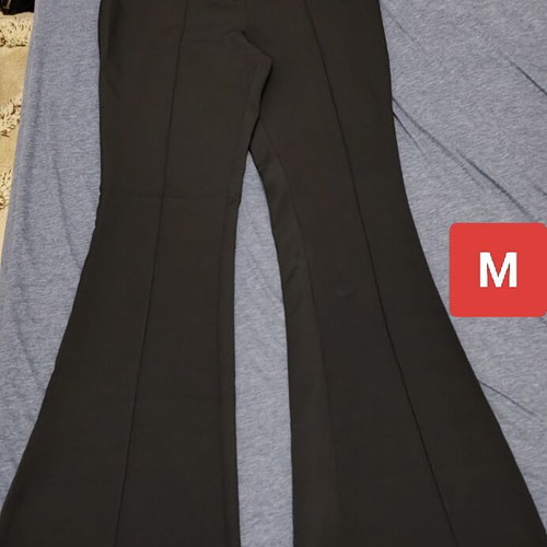 Pants size M like new, black, elastic fabric