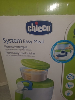 Chicco Easy Meal θερμός φαγητού μεταχειρισμένος, με πιπίλες για μπιμπερό