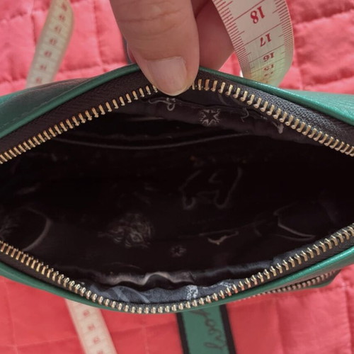 Desigual green crossbody bag like new with detachable wallet