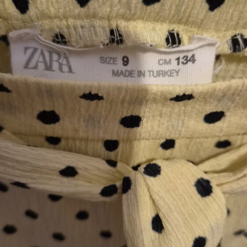 Zara skirt-pants like new, yellow, size 134-140 cm, age 9-11