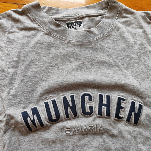 T-shirt München Bavaria Abrand Jeans used, size M, grey casual