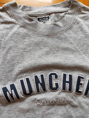 T-shirt München Bavaria Abrand Jeans used, size M, grey casual