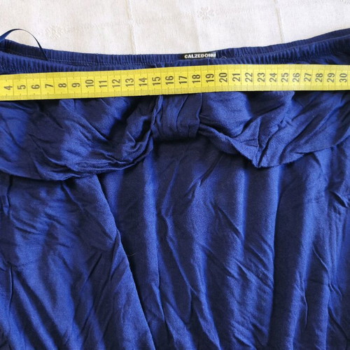 Calzedonia mini summer strapless dress used, blue