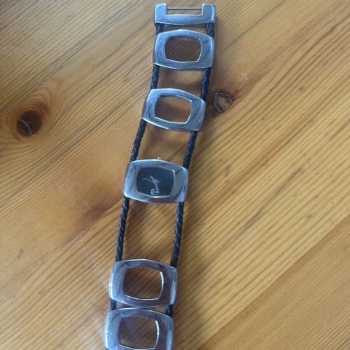 Roberto Cavali belt like new, silver, size 55