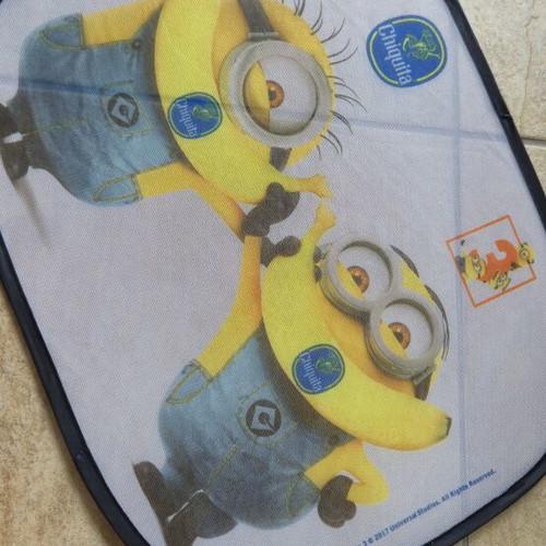 Minions folding car sun shades set of 4 new