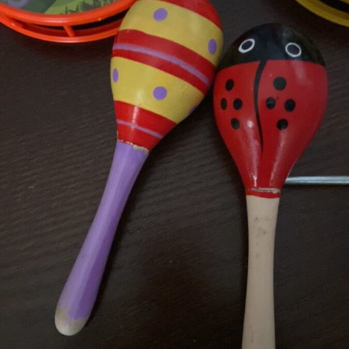 Children's musical instruments used, set of 8 pieces