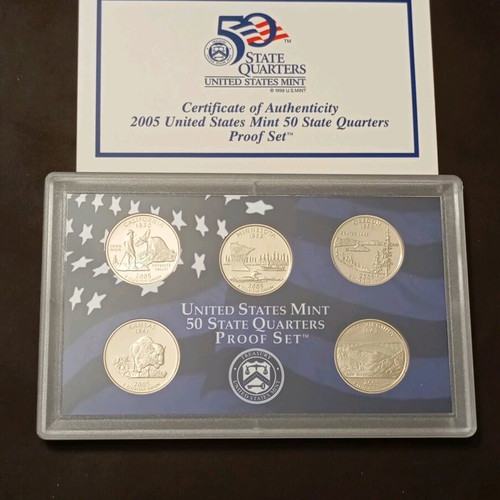 Proof Set USA 50 State Quarters excellent, United States Mint