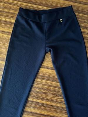 Elastic pants blue size M like new, very soft fabric