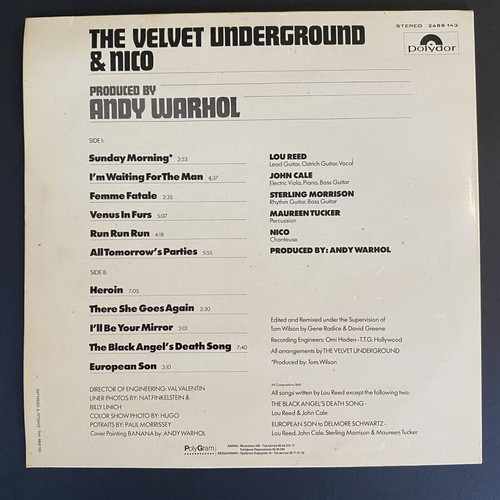 The Velvet Underground & Nico LP like new, rock