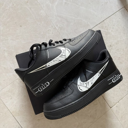 Nike Air Force 1 Low LV8 Utility sneakers size 46 brand new black and white