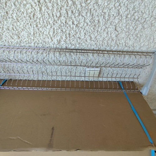 Stainless steel plate rack and glass racks for 90cm cabinets, Italy