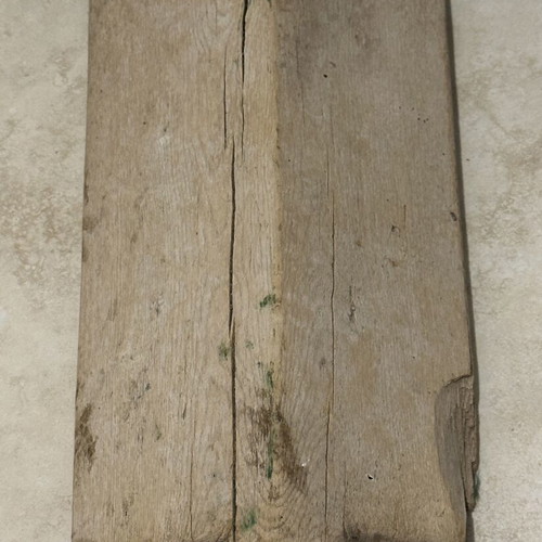 Very old wooden mallet 92x15cm