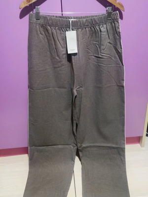 Mango women's pajama pants Large new, gray