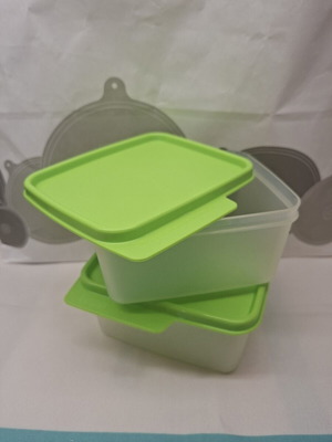 Fresh semi-transparent containers 500ml set of 2 new