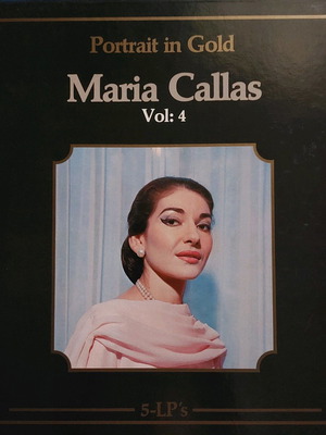 Maria Callas Portrait in Gold 5LP like new, classical