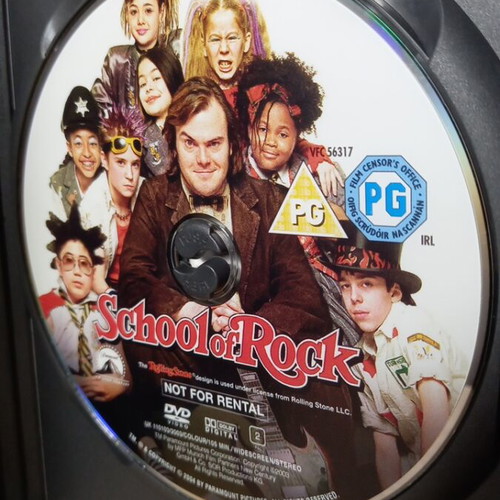 School of Rock DVD like new, English subtitles