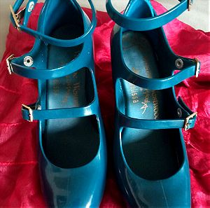 Συλλεκτικά παπούτσια Melissa by Vivienne Westwood Νο 37 με λουράκια