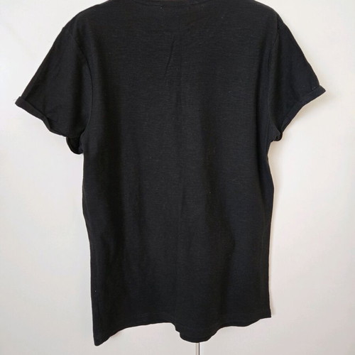 Unisex t-shirt used, cotton, size medium, black
