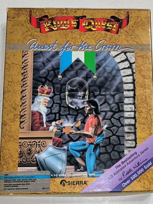 King's Quest I μεταχειρισμένο PC παιχνίδι περιπέτειας Big Box