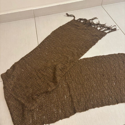 Scarf used in brown color