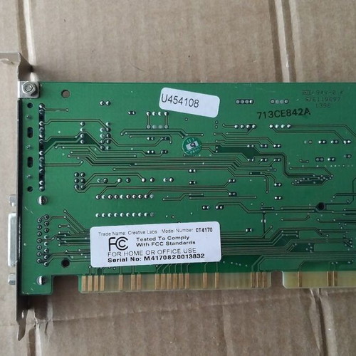Creative Labs Sound Blaster ViBRA 16XV CT4170 sound card used