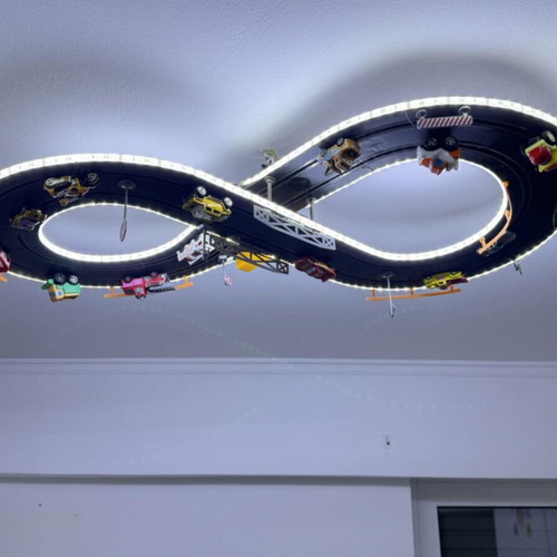 Ceiling light highway design like new with led, dimensions 97×47