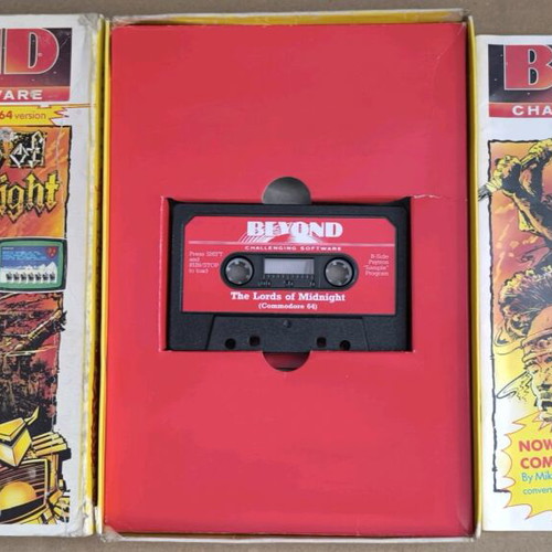 The Lords Of Midnight used, Commodore cassette, big box